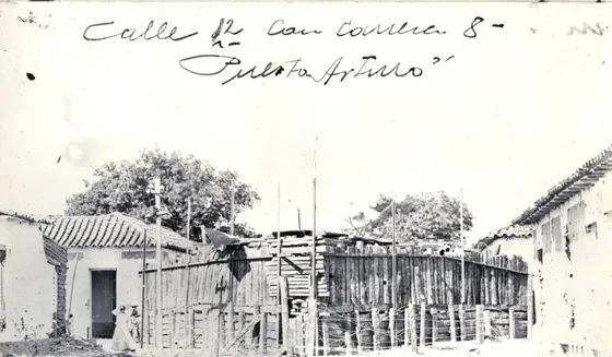 Guerra de los Mil Días. Trinchera. Calle 12 con avenida 8ª Foto donada por el doctor Virgilio Durán Martínez.