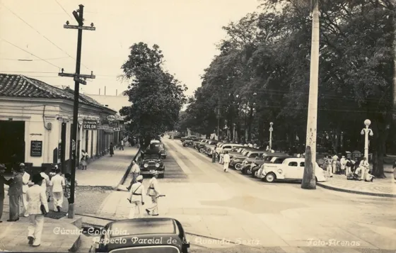 Avenida 6ª calle 11 Foto donada por el doctor Virgilio Durán Martínez