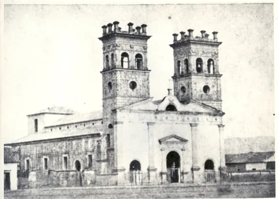Iglesia de San José. hoy Catedral San José Avenida 5ª entre calles 10 y 11. Foto donada por el doctor Virgilio Durán Martínez.