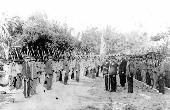Sitio de Cúcuta. Movimiento de tropas durante la guerra de los 1000 días. Año 1900.
