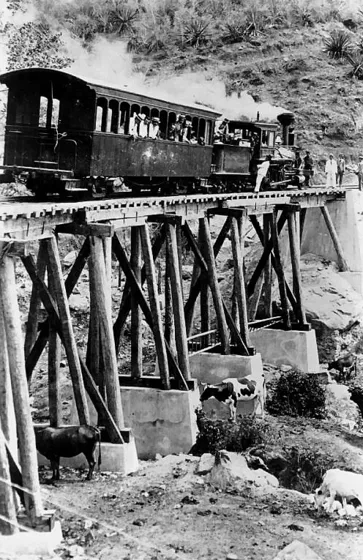 Ferrocarril de Cúcuta en la ruta a Puerto Santander en la frontera con Venezuela.