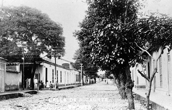 Calle de Ricaurte. Hoy calle 11. 1910.