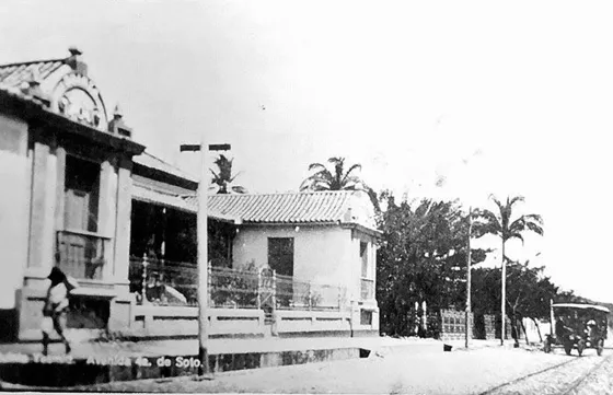 Quinta Yezmín en la avenida 4a con Calle 16. 1910.