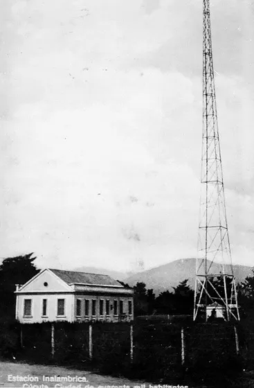 Estación Inalámbrica de Cúcuta. Inaugurada el 12 Abril de 1923.