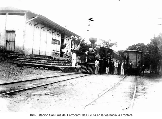Estación San Luís del Ferrocarril de Cúcuta en la vía hacia la Frontera.