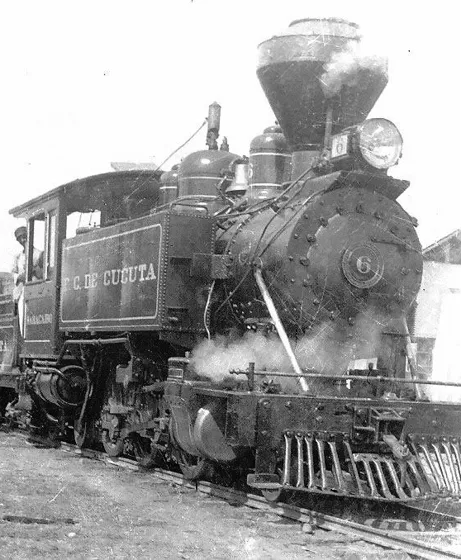 Locomotora Maracaibo del Ferrocarril de Cúcuta.