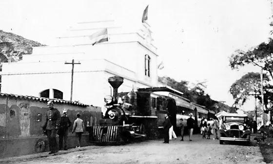 Estación Sur ubicada en el Barrio San Rafael. Década del 30.