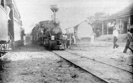 Estación El Salado del Ferrocarril de Cúcuta. Década del 30.