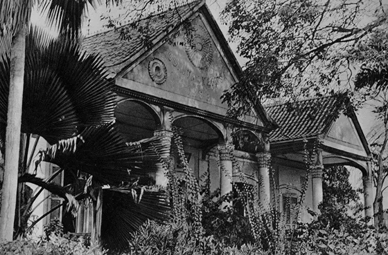 Colegio Sagrado de Jesús, ubicado desde el año de 1827, en la Quinta Teresa. Década del 40.
