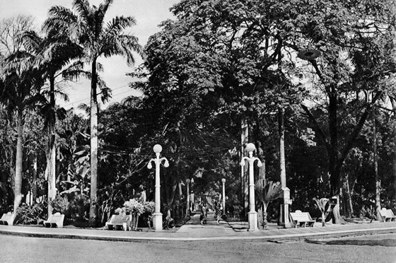 Parque Santander. Década del 40.