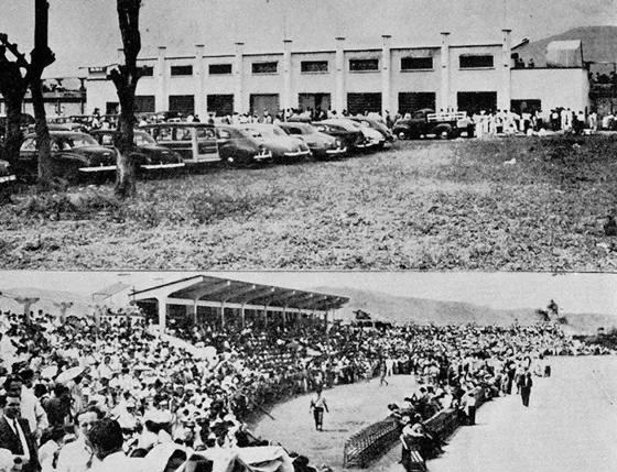 Estadio de Fútbol General Santander que contaba con una capacidad de 15000 personas. Década del 50.
