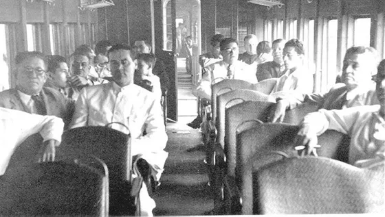 Vagón del Ferrocarril de Cúcuta. Década del 50.