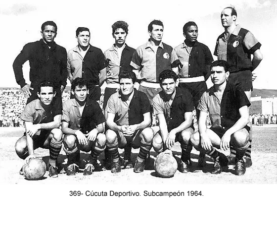 Cúcuta Deportivo. Subcampeón 1964.
