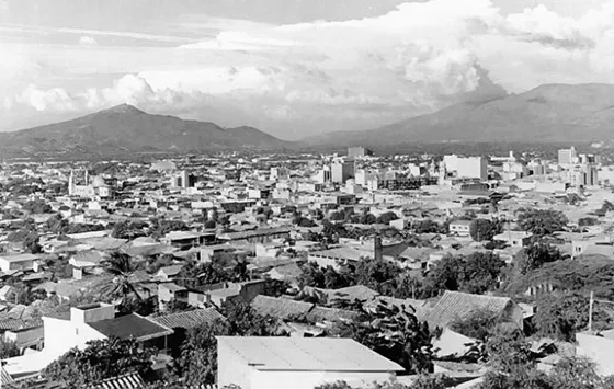 Panorámica a principios la década del 80.