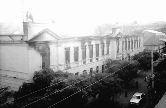Incendio del Palacio de la Gobernación - Octubre 1989.