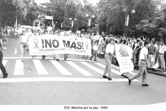 Marcha por la paz. 1999.