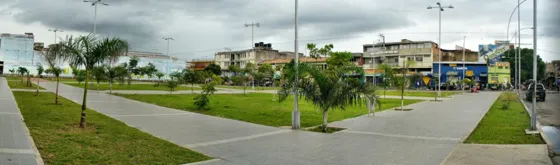 Parque nuevo en el sector del antiguo mercado de la Sexta