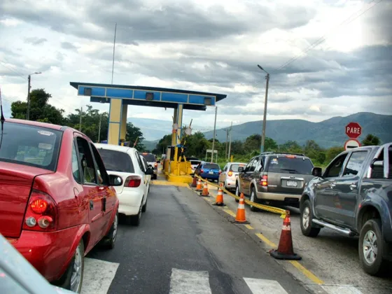 Peaje en la recta de Corozal
