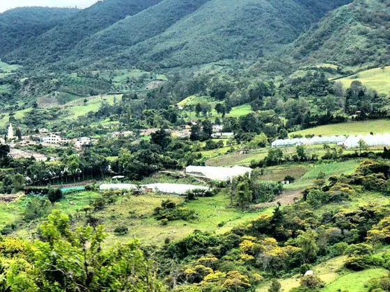 Vista del hermoso municipio de Pamplonita