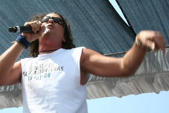 Carlos Vives durante el concierto Paz sin Fronteras