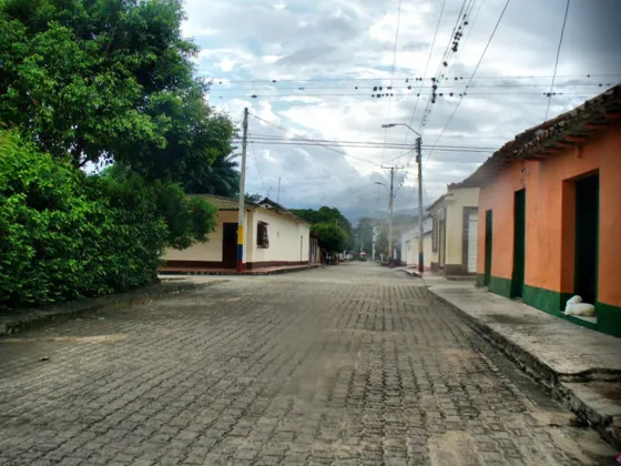 Entrada al municipio San Cayetano