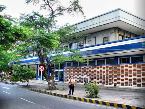 Sede de Telefónica antigua Telecom Av. Cero entre calles 10 y 11