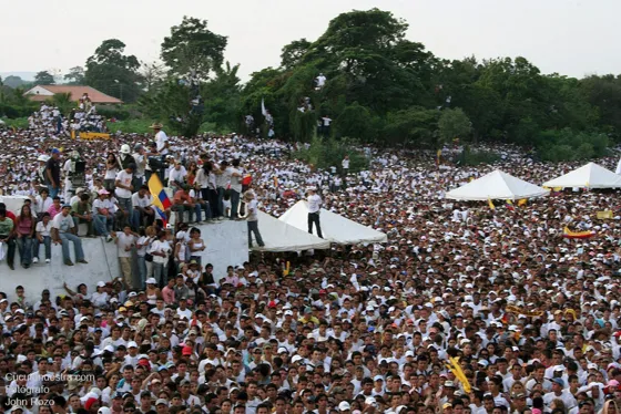 Recordando el concierto Paz sin Fronteras organizado por Juanes en el 2008 en el puente Internacional Simón Bolívar.