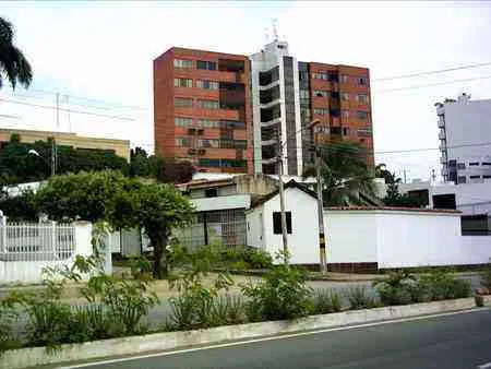 Uno de los edificios del elegante barrio Bellavista.