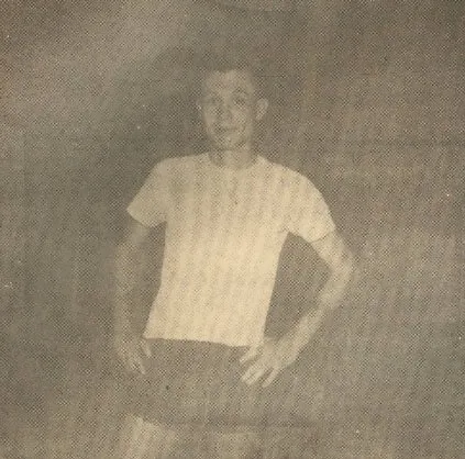Nómina Colombiana. Alfredo Díaz C. 1,82 mt de estatura, nació en Cúcuta. 4ª actuación internacional, juega alero y de armador