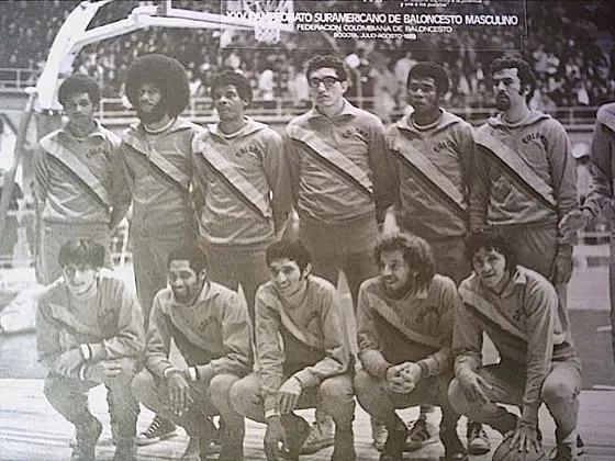 XXV Campeonato Suramericano De Baloncesto Masculino 1980. Equipo colombiano
