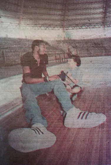 Erick Evans y la Hija de Hugo Hernández