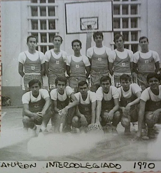 Colegio Sagrado Corazón Campeón Intercolegiado 1970