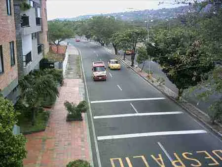 Avenida Libertadores vista desde lo alto