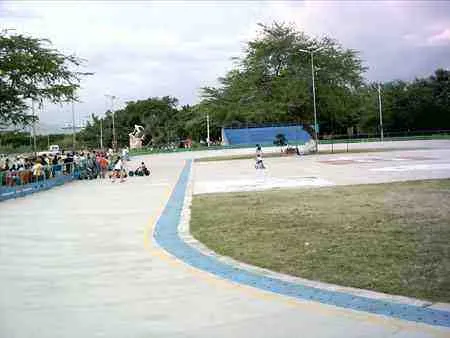 Pista de patinaje en el Malecón