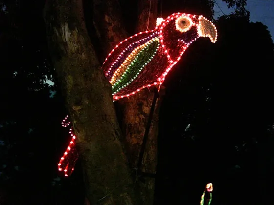 Parque Colón Figuras que decoran esta navidad