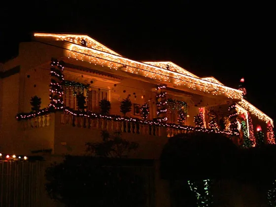Una de las casas del barrio mejor decorado esta navidad Barrio Ceiba II