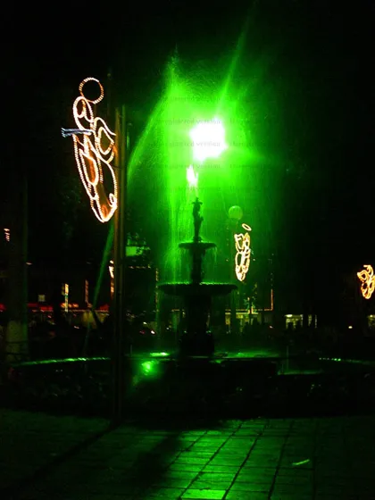 Parque Santander Una de las fuentes del parque principal de la ciudad.