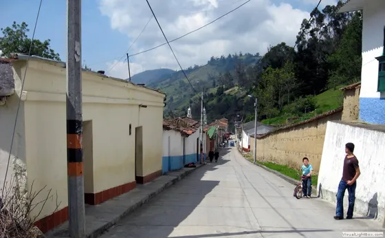 Calle Principal de Mutiscua, Norte de Santander - Colombia