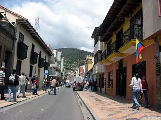 Calle Real de la ciudad de Pamplona de Indias
