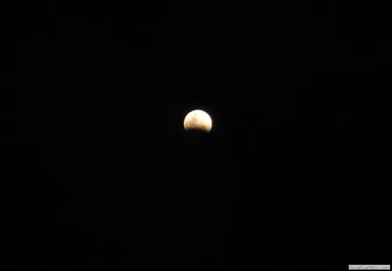 Eclipse total de luna de febrero 20 de 2008, visto desde San José de Cúcuta, Colombia