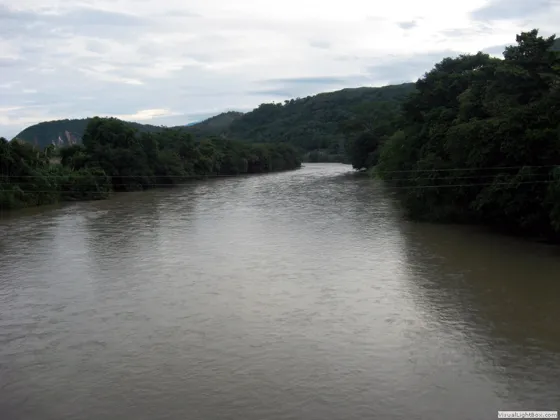 El histórico y enigmático río Zulia a la altura de Astilleros, antiguo puerto flivial de San Antonio