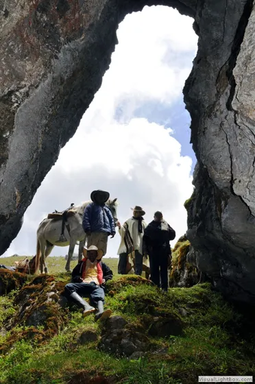 La boca del túnel Paramo de Guerrero