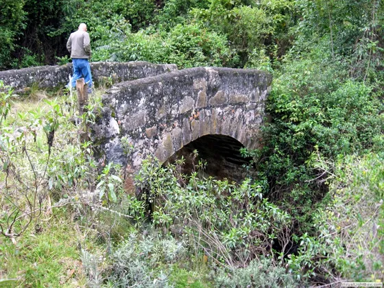 Legendario e histórico Puente de El Topón en Mutiscua, Norte de Santander, Colombia