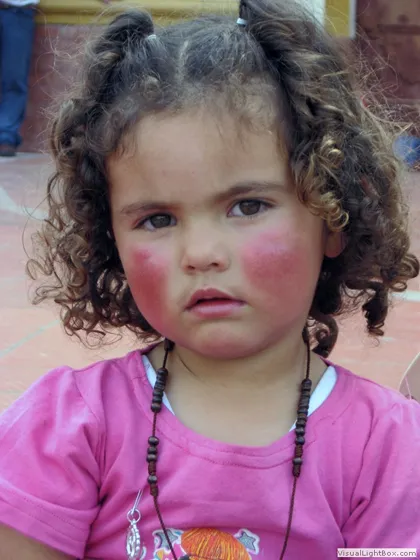 Niña Campesina de los Andes Colombianos, Cordillera Oriental, Norte de Santander