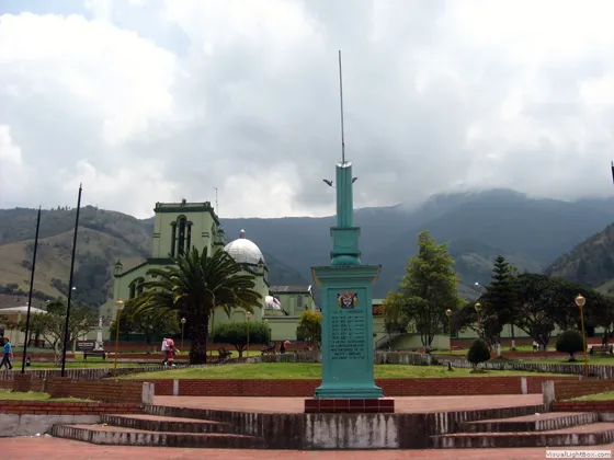 Paza central de Chitagá, Norte de Santander, Colombia