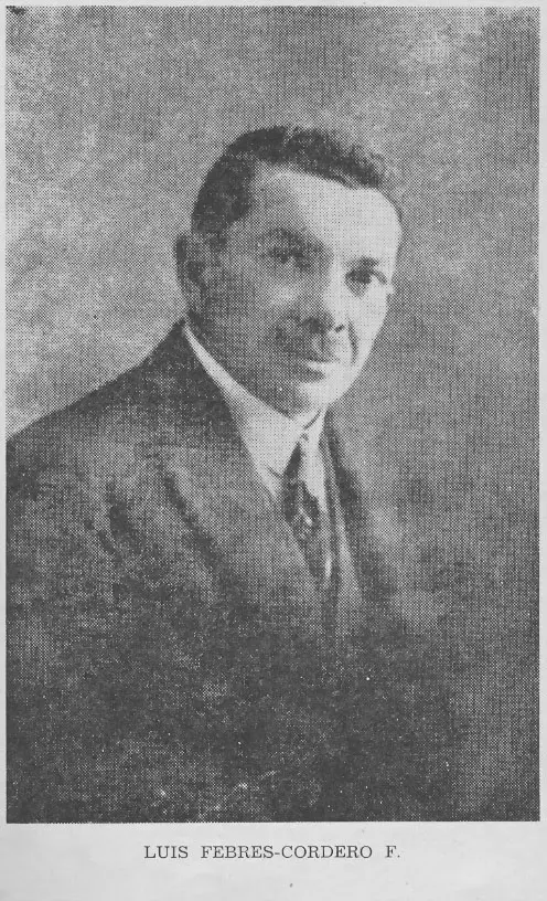 Luis Febres-Cordero, autor de El Terremoto de Cúcuta