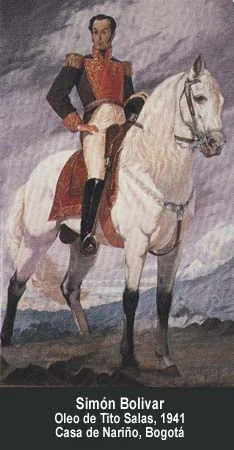 Simón Bolívar. Óleo de Tito Salas, 1941. Casa de Nariño.